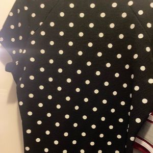 ModCloth xl. Black with white dots. Retro style.